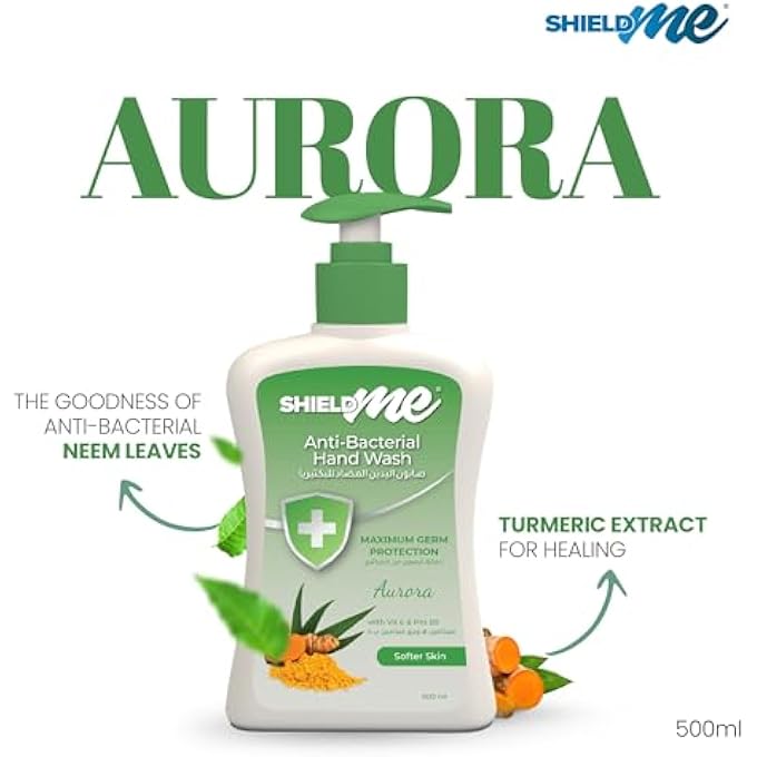 SHIELDME ANTIBACTERIAL HANDWASH LIQUID SOAP, 500ML (PACK OF 4)- ALL SCENTS - Image 3